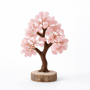 Rose Quartz Crystal Tree