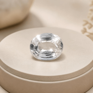 Safed Pukhraj (White Sapphire)